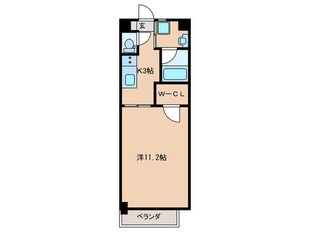 クオリア若宮町の物件間取画像